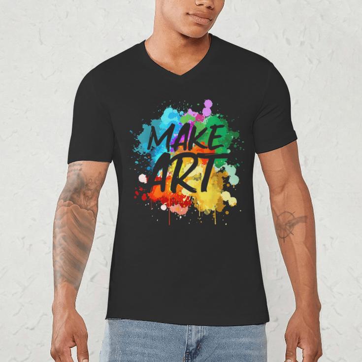 Cool Art For Men Women Artist Teacher Painter Artists Paint Men's V-Neck T-Shirt, novelty gifts, funny gifts