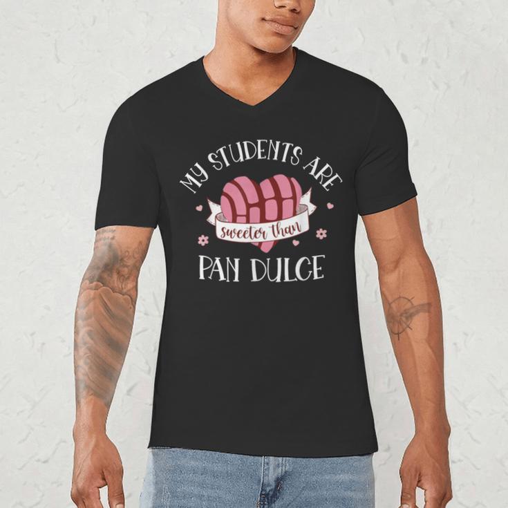 Cute Spanish Teacher Dual Language Bilingual Teacher Men Women Men's V-Neck T-Shirt, novelty gifts, funny gifts