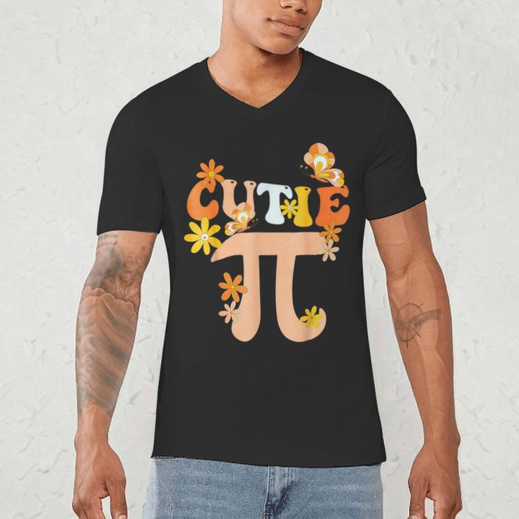 Cutie Pi Shirt Pi Day Math Girls Kids Women Toddler Teacher Men's V-Neck T-Shirt, novelty gifts, funny gifts