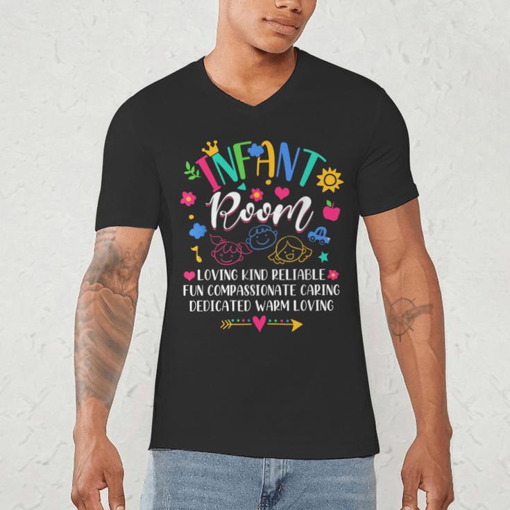 Daycare Provider Loving Kind Reliable Infant Room Teacher Men's V-Neck T-Shirt, novelty gifts, funny gifts Daycare Provider Loving Kind Reliable Infant Room Teacher Men's V-Neck T-Shirt, novelty gifts, funny gifts
