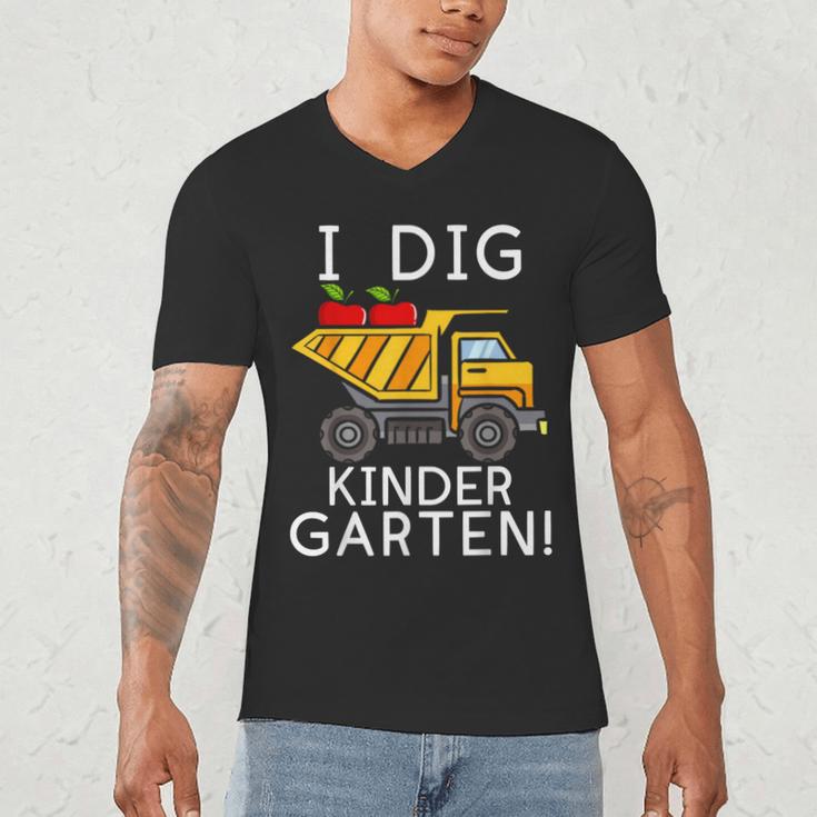 I Dig Kindergarten Student Teacher Construction First Day Men's V-Neck T-Shirt, novelty gifts, funny gifts I Dig Kindergarten Student Teacher Construction First Day Men's V-Neck T-Shirt, novelty gifts, funny gifts