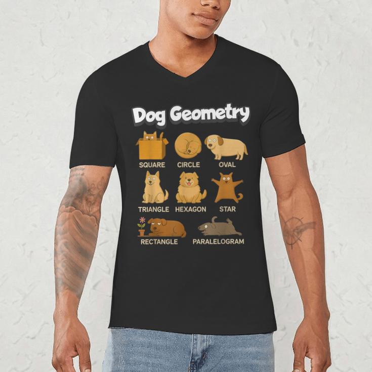 Dog Geometry Math Teacher Back To School STEM Humor Men's V-Neck T-Shirt, novelty gifts, funny gifts Dog Geometry Math Teacher Back To School STEM Humor Men's V-Neck T-Shirt, novelty gifts, funny gifts