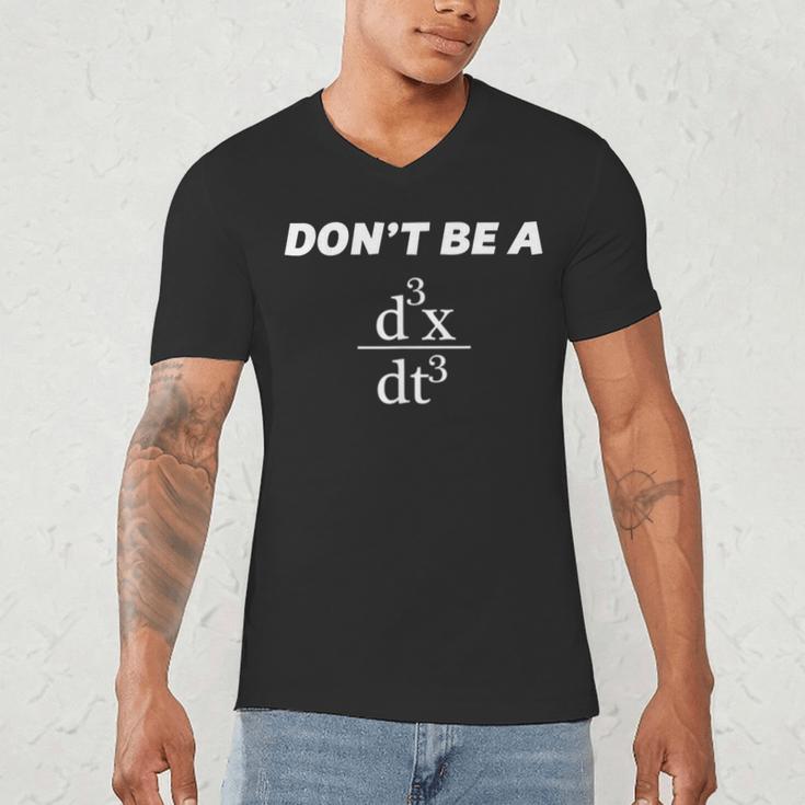 Don't Be A Jerk Math Scholar Teacher Nerd Men's V-Neck T-Shirt, novelty gifts, funny gifts