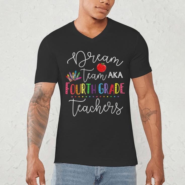 Dream Team Fourth Grade Teachers Back To School 4th Grade Men's V-Neck T-Shirt, novelty gifts, funny gifts Dream Team Fourth Grade Teachers Back To School 4th Grade Men's V-Neck T-Shirt, novelty gifts, funny gifts