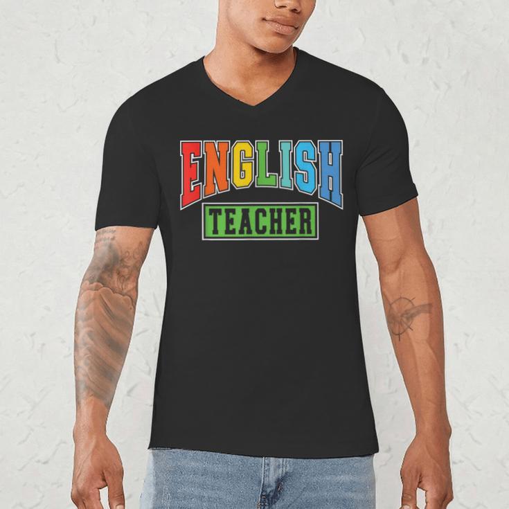 English Teacher Men Women Grammar Class English Teacher Men's V-Neck T-Shirt, novelty gifts, funny gifts English Teacher Men Women Grammar Class English Teacher Men's V-Neck T-Shirt, novelty gifts, funny gifts