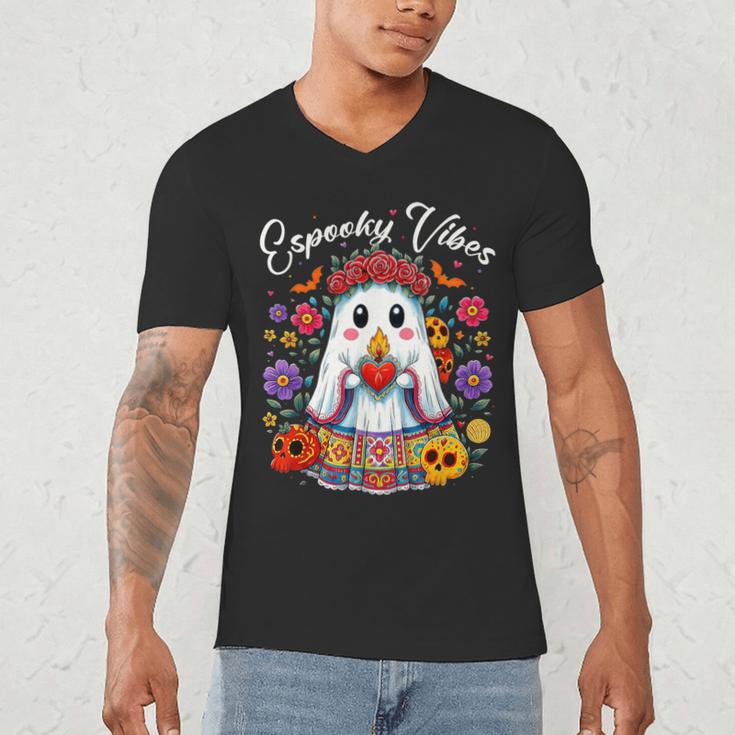 Espooky Vibes Maestra Halloween Spanish Mexican Teacher Men's V-Neck T-Shirt, novelty gifts, funny gifts Espooky Vibes Maestra Halloween Spanish Mexican Teacher Men's V-Neck T-Shirt, novelty gifts, funny gifts