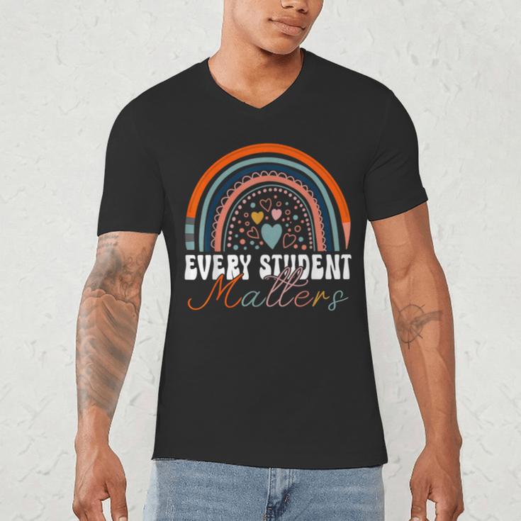 Every Student Matters Paraprofessional Support Teacher Men's V-Neck T-Shirt, novelty gifts, funny gifts