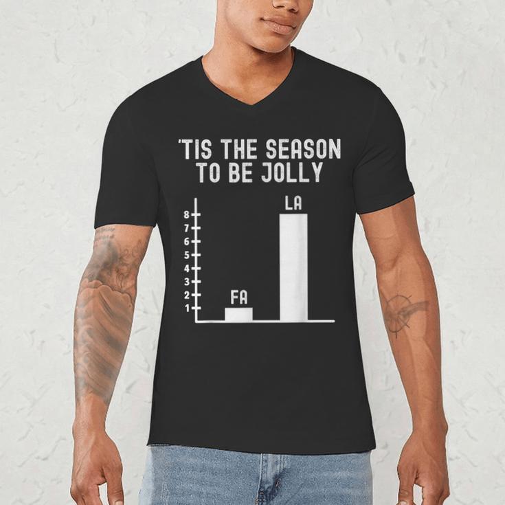 Fa La 8 Math Pun Math Teacher Christmas Men's V-Neck T-Shirt, novelty gifts, funny gifts Fa La 8 Math Pun Math Teacher Christmas Men's V-Neck T-Shirt, novelty gifts, funny gifts
