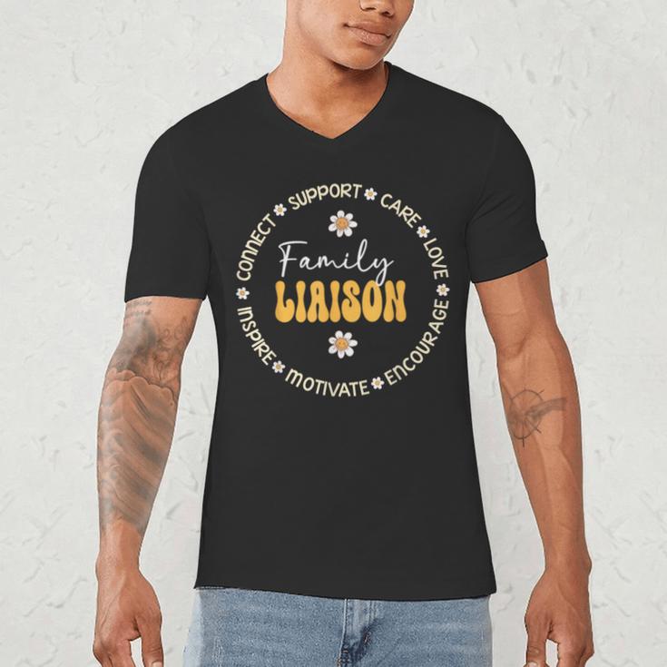 Family Liaison Back To School Teacher Appreciation Week Men's V-Neck T-Shirt, novelty gifts, funny gifts Family Liaison Back To School Teacher Appreciation Week Men's V-Neck T-Shirt, novelty gifts, funny gifts