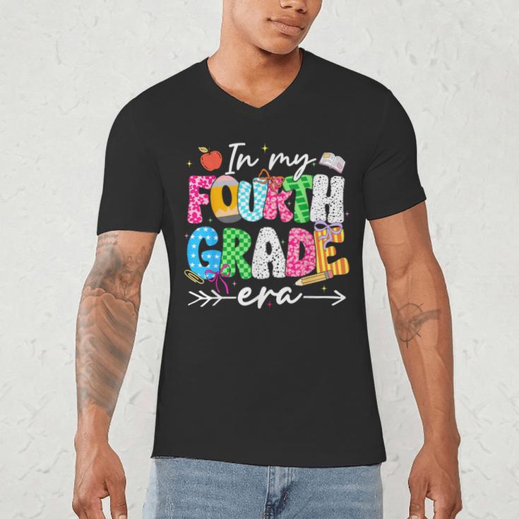 In My Fourth Grade Era 4th Grade Girl Teacher Back To School Men's V-Neck T-Shirt, novelty gifts, funny gifts In My Fourth Grade Era 4th Grade Girl Teacher Back To School Men's V-Neck T-Shirt, novelty gifts, funny gifts