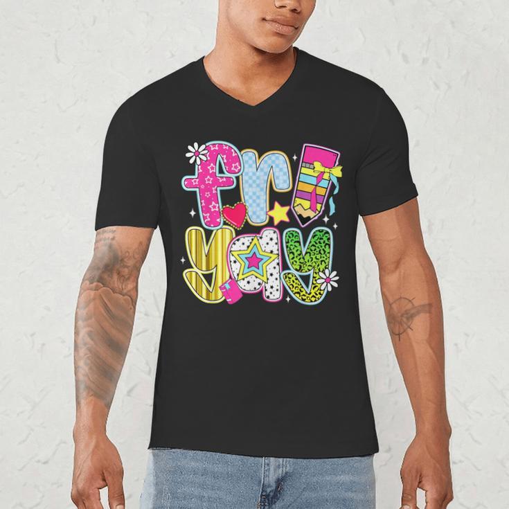Fri-Yay Happy Friday Weekend Teacher Back To School Men's V-Neck T-Shirt, novelty gifts, funny gifts Fri-Yay Happy Friday Weekend Teacher Back To School Men's V-Neck T-Shirt, novelty gifts, funny gifts