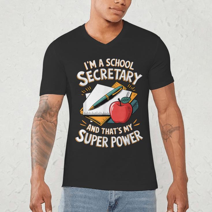 Front Office Teacher Admin Mother I'm A School Secretary Men's V-Neck T-Shirt, novelty gifts, funny gifts Front Office Teacher Admin Mother I'm A School Secretary Men's V-Neck T-Shirt, novelty gifts, funny gifts