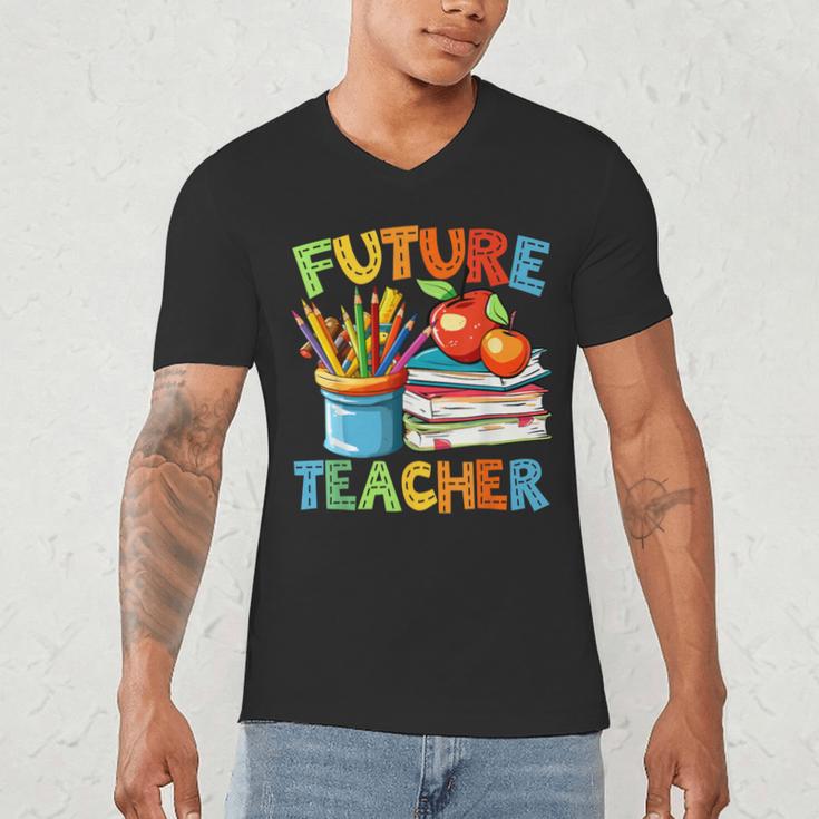 Future Teacher Costume For Kids Back To School Boy Girl Men's V-Neck T-Shirt, novelty gifts, funny gifts Future Teacher Costume For Kids Back To School Boy Girl Men's V-Neck T-Shirt, novelty gifts, funny gifts