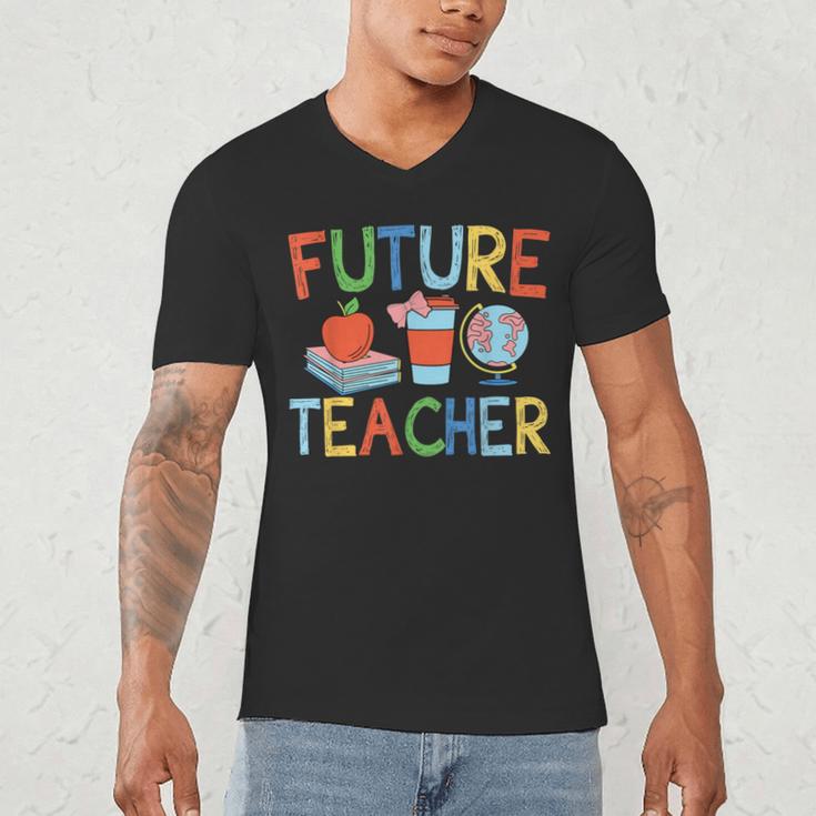 Future Teacher Costume For Kids Girls Boys Men Women Men's V-Neck T-Shirt, novelty gifts, funny gifts