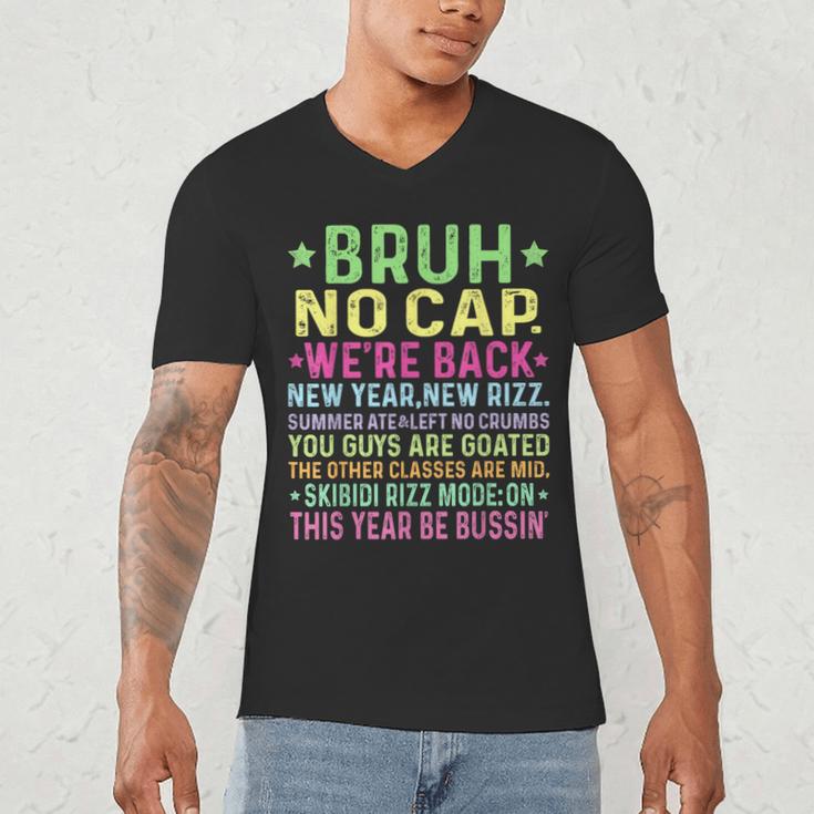 Gen A Slang Teachers Happy 1st Day Of School 2025 Students Men's V-Neck T-Shirt, novelty gifts, funny gifts