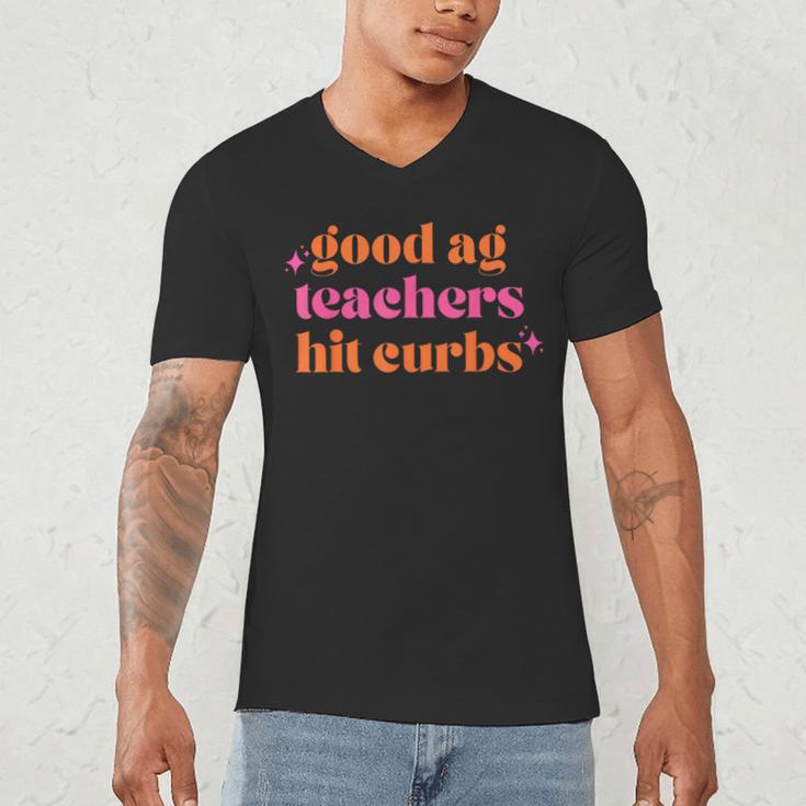 Good Ag Teachers Hit Curbs Teacher Apparel Men's V-Neck T-Shirt, novelty gifts, funny gifts Good Ag Teachers Hit Curbs Teacher Apparel Men's V-Neck T-Shirt, novelty gifts, funny gifts