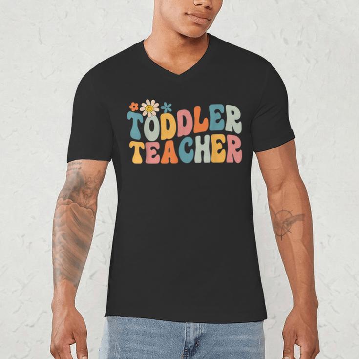 Groovy Toddler Teacher Appreciation Back To School Men's V-Neck T-Shirt, novelty gifts, funny gifts Groovy Toddler Teacher Appreciation Back To School Men's V-Neck T-Shirt, novelty gifts, funny gifts