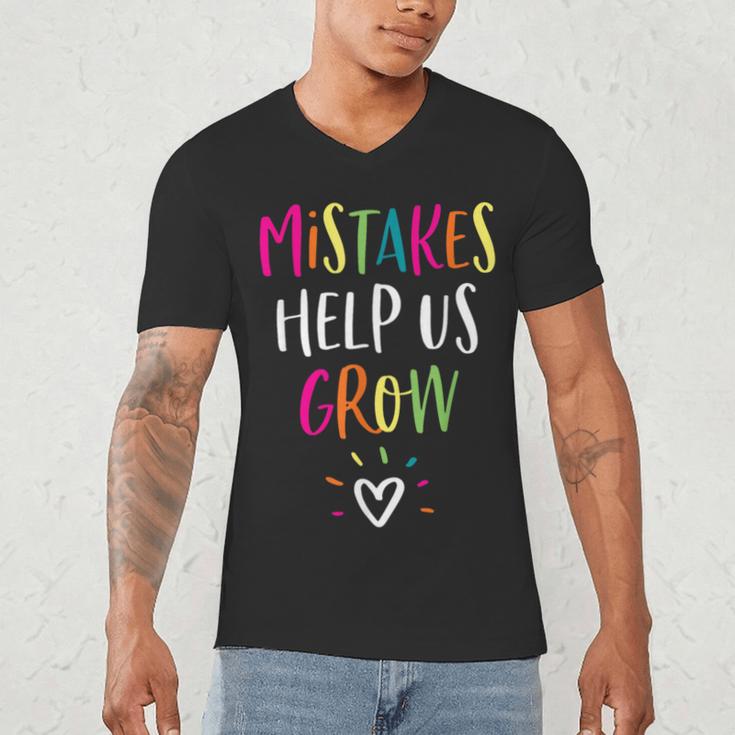 Growth Mindset Positive Back To School Teacher Student Men's V-Neck T-Shirt, novelty gifts, funny gifts Growth Mindset Positive Back To School Teacher Student Men's V-Neck T-Shirt, novelty gifts, funny gifts