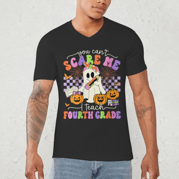 Halloween Teacher You Can't Scare Me I Teach Fourth Grade Men's V-Neck T-Shirt, novelty gifts, funny gifts Halloween Teacher You Can't Scare Me I Teach Fourth Grade Men's V-Neck T-Shirt, novelty gifts, funny gifts