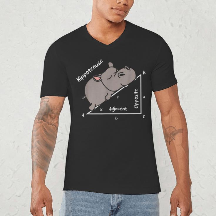 Hippotenuse Hippo Angle Function Hypotenuse Math Teacher Men's V-Neck T-Shirt, novelty gifts, funny gifts Hippotenuse Hippo Angle Function Hypotenuse Math Teacher Men's V-Neck T-Shirt, novelty gifts, funny gifts