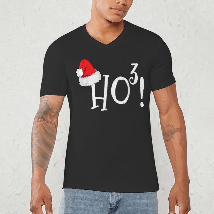 Ho Cubed Shirt Math Teacher Xmas For Men Women Kids Men's V-Neck T-Shirt, novelty gifts, funny gifts Ho Cubed Shirt Math Teacher Xmas For Men Women Kids Men's V-Neck T-Shirt, novelty gifts, funny gifts