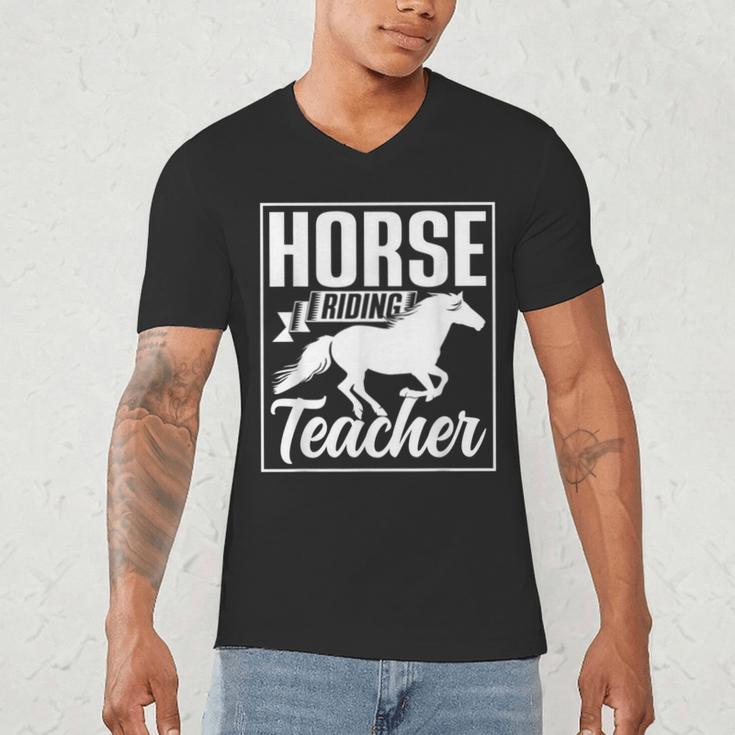 Horse Riding Teacher Rider Lover Equestrian Men Women Kids Men's V-Neck T-Shirt, novelty gifts, funny gifts