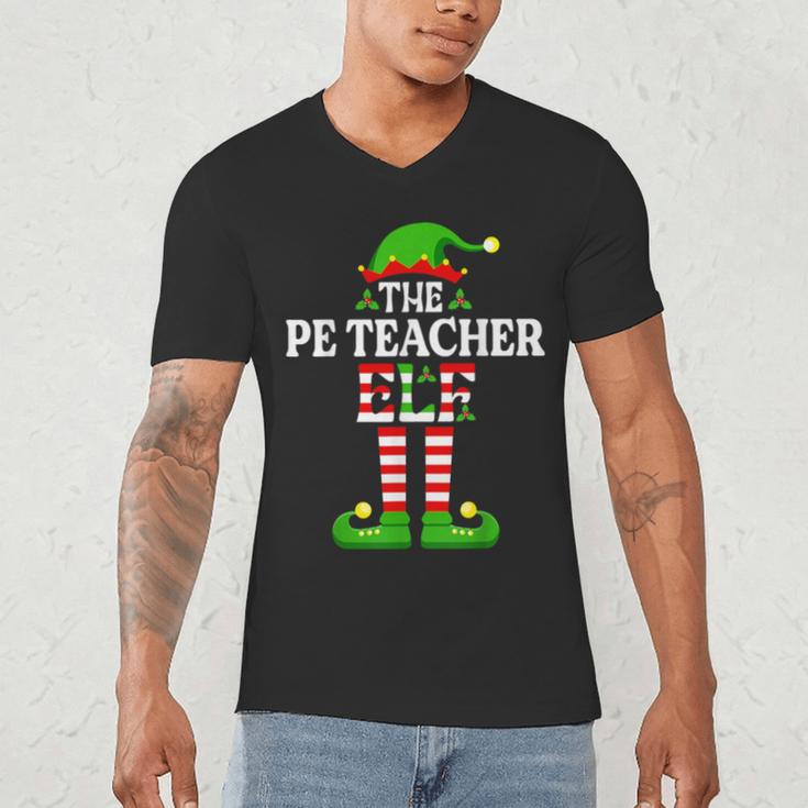I'm The PE Teacher Elf Christmas Family Matching Men's V-Neck T-Shirt, novelty gifts, funny gifts I'm The PE Teacher Elf Christmas Family Matching Men's V-Neck T-Shirt, novelty gifts, funny gifts