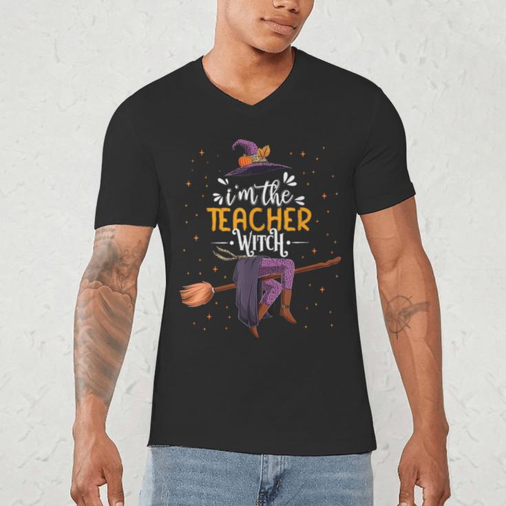 Im The Teacher Witch Halloween Matching Group Costume Men's V-Neck T-Shirt, novelty gifts, funny gifts Im The Teacher Witch Halloween Matching Group Costume Men's V-Neck T-Shirt, novelty gifts, funny gifts