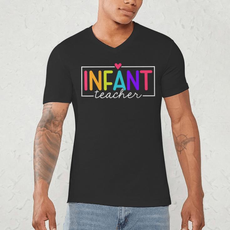 Infant Teacher Daycare Provider Childcare Teacher Men's V-Neck T-Shirt, novelty gifts, funny gifts