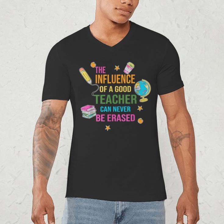 The Influence Of A Good Teacher Can Never Be Erased Quote Men's V-Neck T-Shirt, novelty gifts, funny gifts The Influence Of A Good Teacher Can Never Be Erased Quote Men's V-Neck T-Shirt, novelty gifts, funny gifts