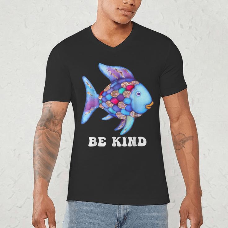 Be Kind Rainbow Fish Teacher Life Teaching Back To School Men's V-Neck T-Shirt, novelty gifts, funny gifts Be Kind Rainbow Fish Teacher Life Teaching Back To School Men's V-Neck T-Shirt, novelty gifts, funny gifts