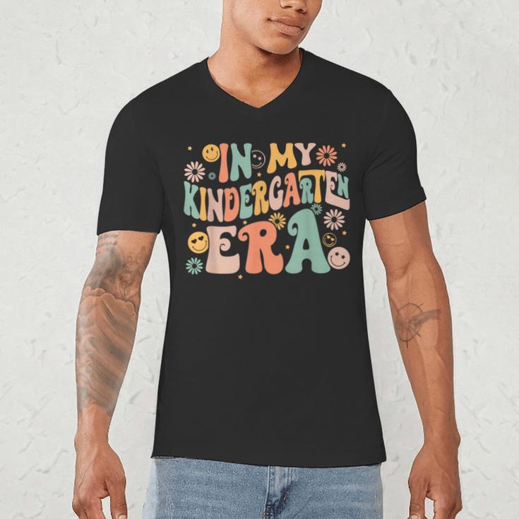 In My Kindergarten Era Retro Back To School Teacher Student Men's V-Neck T-Shirt, novelty gifts, funny gifts In My Kindergarten Era Retro Back To School Teacher Student Men's V-Neck T-Shirt, novelty gifts, funny gifts