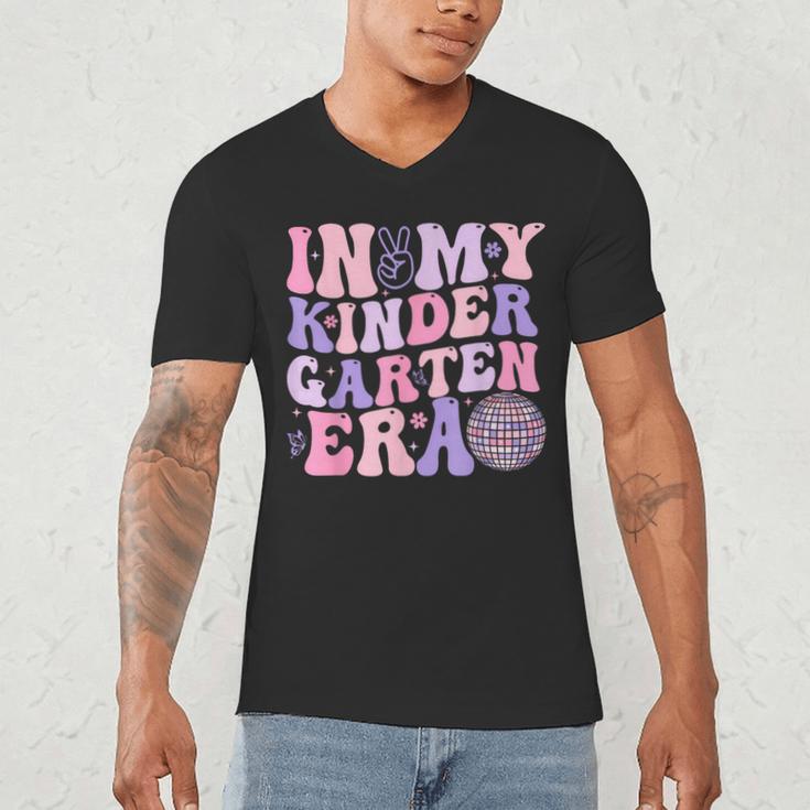 In My Kindergarten Era Teacher Kids Back To School Kinder Men's V-Neck T-Shirt, novelty gifts, funny gifts