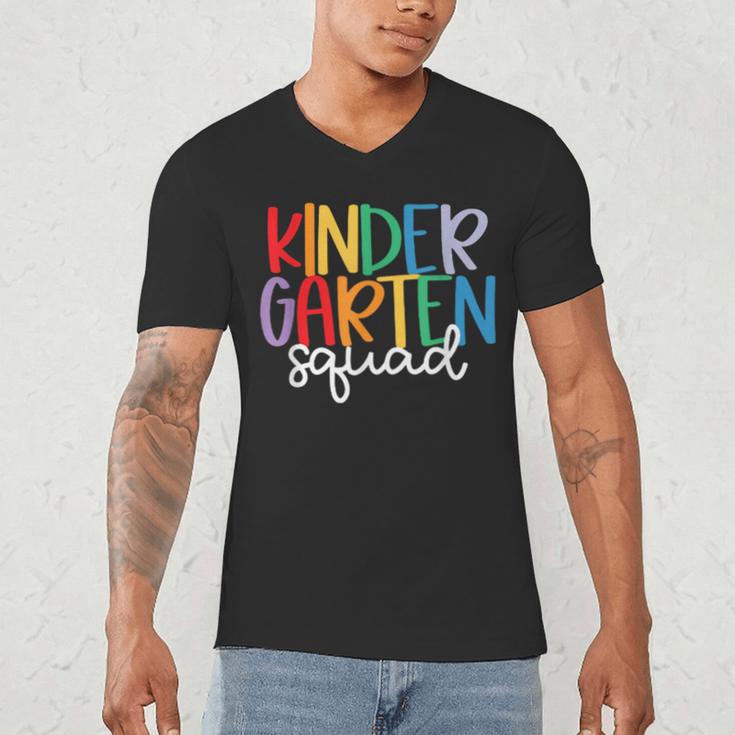 Kindergarten Squad Team Crew Teacher Back To School Men's V-Neck T-Shirt, novelty gifts, funny gifts Kindergarten Squad Team Crew Teacher Back To School Men's V-Neck T-Shirt, novelty gifts, funny gifts