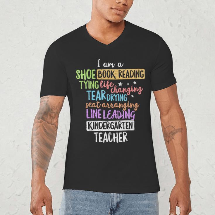 I Am A Kindergarten Teacher Shirt Creative Men's V-Neck T-Shirt, novelty gifts, funny gifts I Am A Kindergarten Teacher Shirt Creative Men's V-Neck T-Shirt, novelty gifts, funny gifts