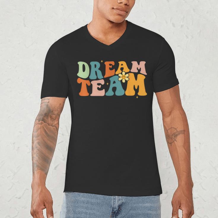 Last Day Of School Back To School Dream-Team Teacher Kids Men's V-Neck T-Shirt, novelty gifts, funny gifts Last Day Of School Back To School Dream-Team Teacher Kids Men's V-Neck T-Shirt, novelty gifts, funny gifts