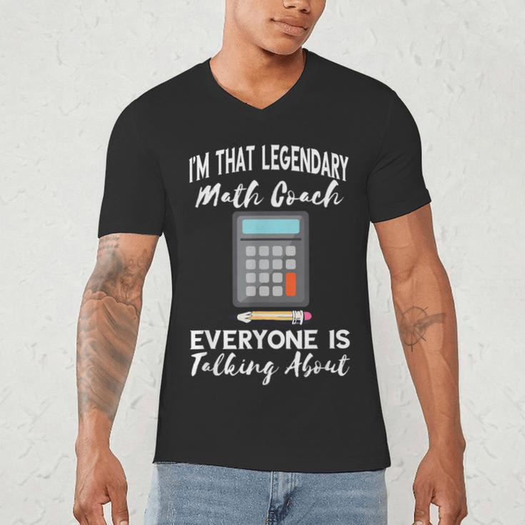 Legendary Math Coach Mathematics Calculator Math Teacher Men's V-Neck T-Shirt, novelty gifts, funny gifts Legendary Math Coach Mathematics Calculator Math Teacher Men's V-Neck T-Shirt, novelty gifts, funny gifts