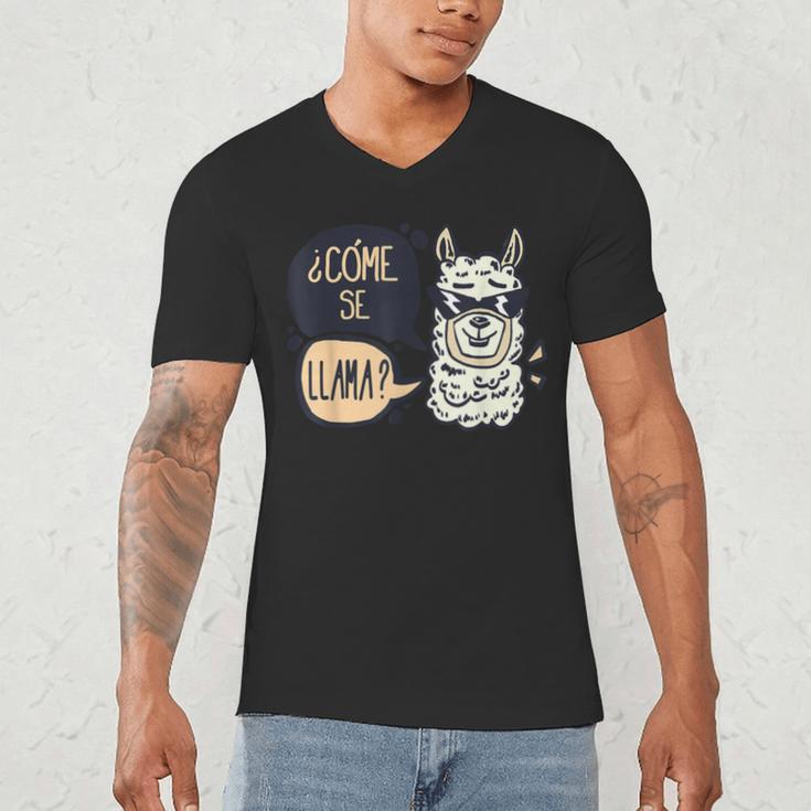 Llama Shirt English Teacher School Student ESL Joke Men's V-Neck T-Shirt, novelty gifts, funny gifts Llama Shirt English Teacher School Student ESL Joke Men's V-Neck T-Shirt, novelty gifts, funny gifts