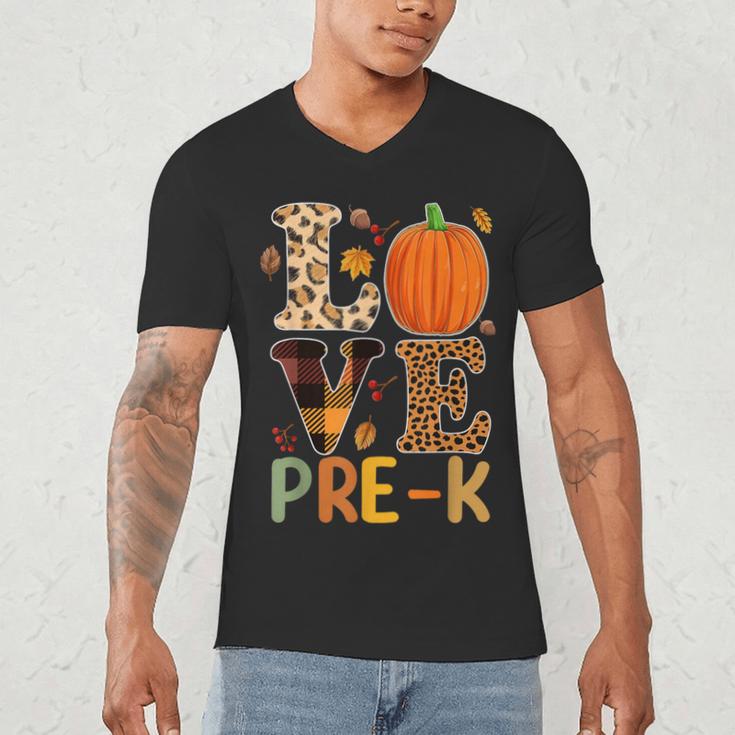 Love Pre-k Teacher Shirts Autumn Fall Pumpkin Fall Leopard Men's V-Neck T-Shirt, novelty gifts, funny gifts Love Pre-k Teacher Shirts Autumn Fall Pumpkin Fall Leopard Men's V-Neck T-Shirt, novelty gifts, funny gifts