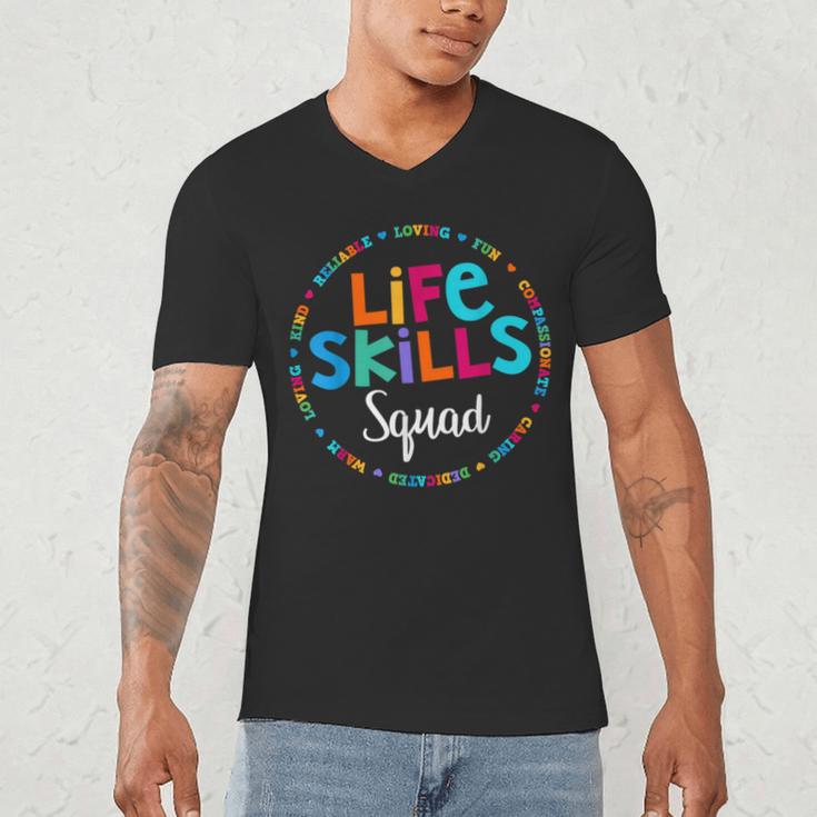 Matching Life Skills Squad Teacher Special Ed SPED Team Crew Men's V-Neck T-Shirt, novelty gifts, funny gifts Matching Life Skills Squad Teacher Special Ed SPED Team Crew Men's V-Neck T-Shirt, novelty gifts, funny gifts