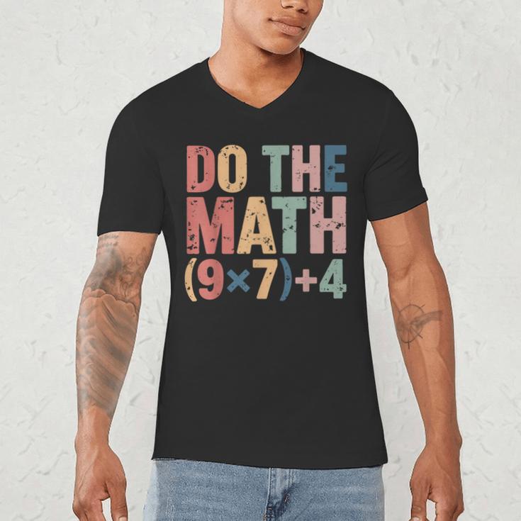 Do The Math 67 Meme Six Seven Teacher Men's V-Neck T-Shirt, novelty gifts, funny gifts