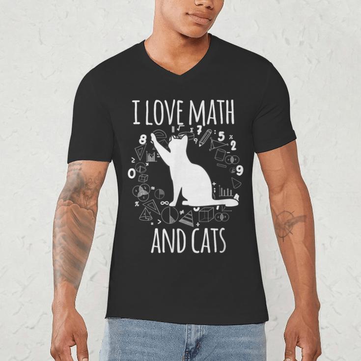 Math Nerd Math Teacher Cat Lover I Love Math And Cats Men's V-Neck T-Shirt, novelty gifts, funny gifts Math Nerd Math Teacher Cat Lover I Love Math And Cats Men's V-Neck T-Shirt, novelty gifts, funny gifts