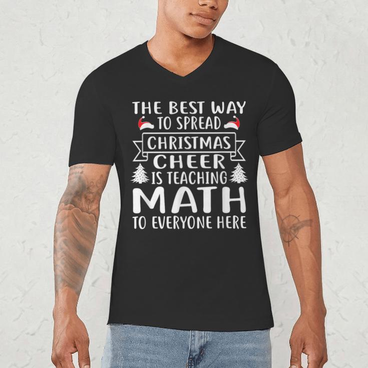 Math Teacher Christmas Mathematics Teacher Men's V-Neck T-Shirt, novelty gifts, funny gifts Math Teacher Christmas Mathematics Teacher Men's V-Neck T-Shirt, novelty gifts, funny gifts