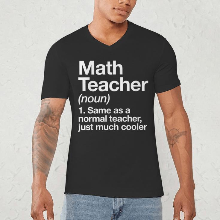 Math Teacher Definition Back To School First Day Men's V-Neck T-Shirt, novelty gifts, funny gifts Math Teacher Definition Back To School First Day Men's V-Neck T-Shirt, novelty gifts, funny gifts