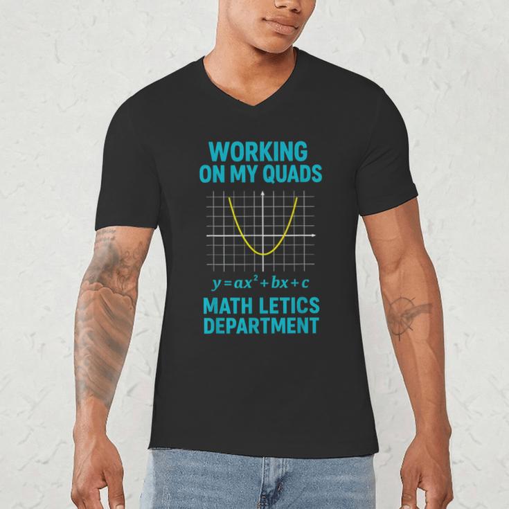 Mathletics Working On My Quads Algebra Math Teacher Men's V-Neck T-Shirt, novelty gifts, funny gifts Mathletics Working On My Quads Algebra Math Teacher Men's V-Neck T-Shirt, novelty gifts, funny gifts