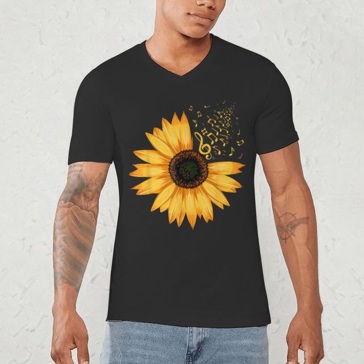 Music For Men Women Music Teacher Music Lover Men's V-Neck T-Shirt, novelty gifts, funny gifts