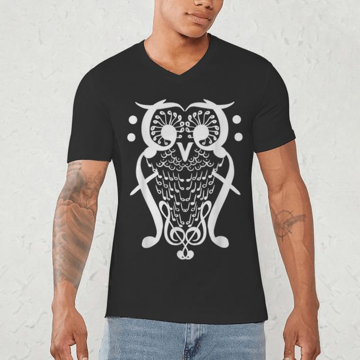 Music Note Owl Shirt Musicians Teacher Birthday Bird Men's V-Neck T-Shirt, novelty gifts, funny gifts Music Note Owl Shirt Musicians Teacher Birthday Bird Men's V-Neck T-Shirt, novelty gifts, funny gifts