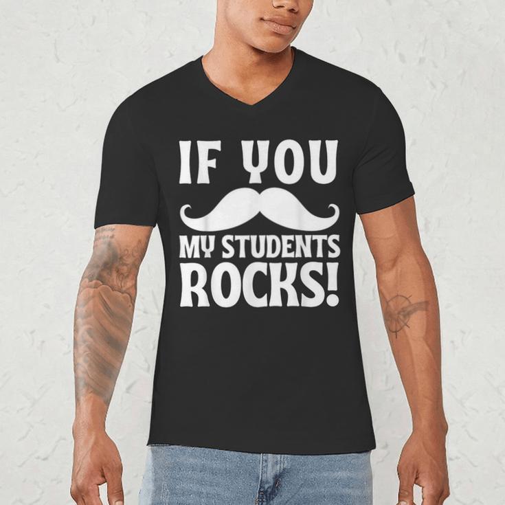 If You Mustache My Students Rock Teacher Mustache Men's V-Neck T-Shirt, novelty gifts, funny gifts If You Mustache My Students Rock Teacher Mustache Men's V-Neck T-Shirt, novelty gifts, funny gifts