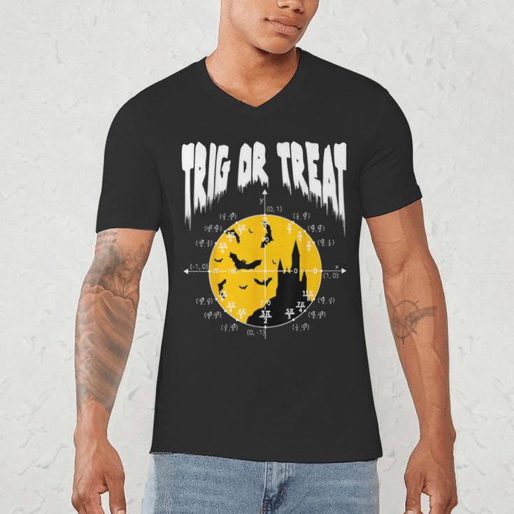 Nerdy Trig Or Treat Halloween Costume Math Teacher Men's V-Neck T-Shirt, novelty gifts, funny gifts Nerdy Trig Or Treat Halloween Costume Math Teacher Men's V-Neck T-Shirt, novelty gifts, funny gifts