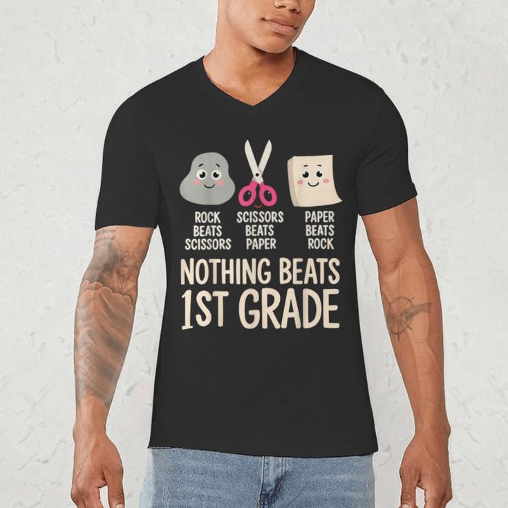 Nothing Beats 1st Grade Back To School Kids Teachers Men's V-Neck T-Shirt, novelty gifts, funny gifts Nothing Beats 1st Grade Back To School Kids Teachers Men's V-Neck T-Shirt, novelty gifts, funny gifts